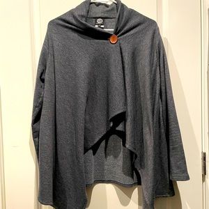 Grey Waterfall Cardigan